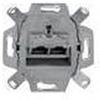 Rutenbeck 136104070 Cat.6A iso-Anschlussdose 2xRJ45 UAE-Cat.6A iso-8/8 Up 0 geschirmt 2-fach fr Abdeckungen der Elektro-Installationsmate
