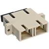 InLine Accoppiatore per fibra ottica - duplex SC-SC - multimodale - beige - manicotto in ceramica - per installazione