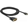 DeLOCK 85584 cavo e adattatore video 2 m HDMI tipo A Standard DVI-D (Delock adapterkabel - 2 m)