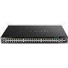 D-Link DGS-1520-28MP/E switch di rete Gestito L3 Gigabit Ethernet (10/100/1000) Supporto Power over Ethernet (PoE) 1U Nero