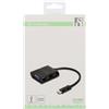 Deltaco USBC-VGA cavo e adattatore video USB tipo-C VGA [D-Sub] Nero (DELTACO USBC-VGA - ekstern videoadapte)