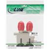 InLine Accoppiatore per fibra ottica - duplex ST-SC - multimodale - beige - manicotto in ceramica - per installazione