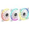 Alpenföhn Alpenfohn Wing Boost 3 White 120mm Addressable RGB High Speed PWM Fan - Triple