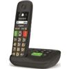 Gigaset Telefono cordless Gigaset E290A a tasti grandi con segreteria - nero