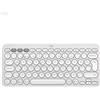 Logitech Pebble Keys 2 K380s tastiera Universale RF senza fili Bluetooth QWERTY Danese Finlandese Norvegese Svedese Bianco (Log