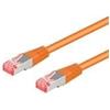 Wentronic WADRONIC Goobay - Cavo patch - RJ -45 (M) a RJ -45 (m) - 50 cm - SFTP, PIMF - Cat 6A - alogeno -pree, a forma, senza gancio - a