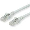 Roline Secomp Roline - Cavo patch - RJ -45 (M) a RJ -45 (M) - 50 cm - UTP - Cat 6A - Halogen -free, sagom, Improvvisamente - grigio (2
