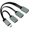 HUB USB TIPO C A CODA CON 2 PORTE USB 2.0 E 1 PORTA USB 3.0