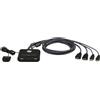 ATEN CS22HF switch per keyboard-video-mouse (kvm) Nero