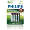 Mediamondo Philips Rechargeables Batteria R03B4RTU10/10