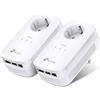 Mediamondo TP-Link TL-PA8030P KIT adattatore di rete PowerLine 1200 Mbit/s Collegamento ethernet LAN Bianco 2 pz