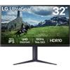 LG 32GS85Q-B Monitor PC 80 cm 31.5 2560 x 1440 Pixel Quad HD Nero (NANO IPS 32IN 2560 X 1440 1609 - HDMI X2 DISPLAYPORT HEADPHO