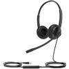 Yealink UH34 SE Lite Dual Teams Auricolare Cablato A Padiglione Ufficio USB tipo-C Nero