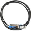 Mikrotik XSDA0003 cavo InfiniBand e in fibra ottica 3 m SFP/SFP/SFP28 Nero (MikroTik SFP / SFP / SFP28 Direct Attach Cable DAC
