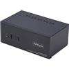 StarTech.com Switch KVM a 2 porte con doppio monitor DisplayPort e HDMI, 4K 60Hz, 1 monitor HDMI e 1 DP, hub USB 5Gbps a 2 port