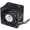 Supermicro Custodia per computer con ventola Supermicro PWM 4 cm Nero