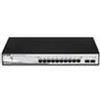 D-Link DGS-1210-10 switch di rete Gestito L2 Gigabit Ethernet (10/100/1000) 1U Nero, Grigio
