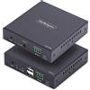 StarTech.com KVM Extender HDMI su Rete IP, Kit Trasmettitore e Ricevitore HDMI 4K 60Hz e USB su Ethernet/Cat6, AVoIP, non Richi