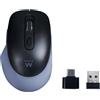 Ewent Mouse Wireless Multi connessione, tasti silenziosi e Adattatore Type-C