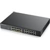Zyxel Switch di rete Zyxel GS1900-24EP Gestito L2 Gigabit Ethernet [10/100/1000] Supporto Power over [PoE] Nero (Zyxel GS1900-24 24-p