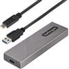 StarTech.com Box per HD esterno StarTech.com SSD M2 NVME - Adattatore USB-C 10Gbps a M.2 NVMe/SATA Case Esterno (3.0/3.1) in Alluminio PCIe/