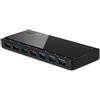 TP-Link UH700 hub di interfaccia USB 3.2 Gen 1 (3.1 Gen 1) Micro-B 5000 Mbit/s Nero