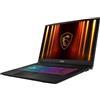 MSI Katana 17 HX B14WEK-008FR Intel® Core™ i7 i7-14650HX Computer portatile 43,9 cm (17.3) Quad HD 16 GB DDR5-SDRAM 512 GB