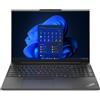 Lenovo ThinkPad E16 Gen 1 (Intel) Intel® Core™ i3 i3-1315U Computer portatile 40,6 cm (16) WUXGA 8 GB DDR4-SDRAM 256 GB SSD