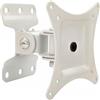 . Techly Supporto a muro per TV LED LCD 13-30 full motion Bianco (ICA-LCD 201WH)