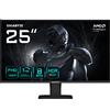 GIGABYTE GS25F2 Monitor Gaming 25 FHD - 1920 x 1080, 200Hz, 1ms, 300 cd/m², Display HDR 10, HDMI 2.0, DisplayPort 1.4