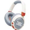 JBL Junior 470NC Auricolare Wireless A Padiglione Musica e Chiamate USB tipo-C Bluetooth Grigio chiaro, Bianco
