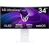 LG Electronics LG 34GX90SA-W Monitor PC 86,4 cm (34) 3440 x 1440 Pixel Wide Quad HD OLED Bianco