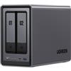 Ugreen NASync DXP2800 NAS Compatta Intel® N N100 8 GB DDR5 UGOS Pro Nero