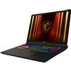 MSI Vector 17 HX AI A2XWHG-041 Intel Core Ultra 9 275HX Computer portatile 43,2 cm (17) Quad HD+ 32 GB DDR5-SDRAM 2 TB SSD NVI