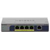 NETGEAR GS105P Non gestito Gigabit Ethernet (10/100/1000) Supporto Power over Ethernet (PoE) Montaggio da desktop/parete Grigio