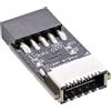 InLine Adattatore da USB 2.0 a USB 3.2 Type-E Key-A interno