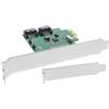 InLine Scheda di interfaccia - SATA 6Gb-s a 2 porte - x1 PCIe 2.0 - RAID 0-1-SPAN