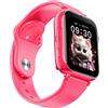 Mediamondo-IT Smartwatch FW59 Kiddo 4G Nano Sim Rosa GPS S.o.s. e Videochiamate