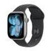 APPLE WATCH SERIES 11GPS + CELLULAR 42MM SPACE GREY ALUMINIUM CASE WITH BLACK SPORT BAND - M/L