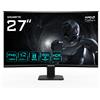 GIGABYTE GS27FC2 Monitor Gaming Curvo 27 FHD - 1920 x 1080, 240Hz, 1ms, 350 cd/m², HDR Ready, HDMI 2.0, Displayport 1.4