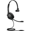 GN AUDIO - BUSINESS CUFFIA Jabra EVOLVE2 30 SE Mono MS USB, Canc. di rumore, tasto Mute, Cert. Microsoft Teams