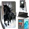 PHINIENLAND Cover per Honor X9A 5G / X40 5G Case PU Pelle Custodia [Kickstand] [Chiusura magnetica] [Slot per Schede], Portafoglio Flip Custodia per Honor Magic5 Lite,Neve