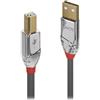 Lindy 7,5 m di cavo USB 2.0 tipo A-B, linea Cromo