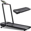 UREVO Tapis roulant STROL 2S PRO, 120 kg, 1 km/h, 12 km/h, calorie, distanza, velocità, tempo, nero, corsa, camminata