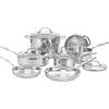 Cuisinart Cookware set - Suitable for all hobs including induction - CUISINART - 77-11G - Stainless steel - 11 pieces