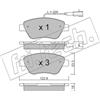 fri.tech. Kit pastiglie freno, Freno a disco fri.tech. 330.0