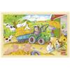 Puzzle trattore verde Goki 24pz