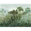 Rasch 486025 - Carta da parati in tessuto non tessuto con motivo giungla e palme in verde, blu e grigio, collezione Florentine III-3,00 m x 4,00 m (L x l), colore: Verde oliva