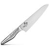 KAI Seki Magoroku Shoso Coltello da cucina 18,0 cm lunghezza lama - acciaio inossidabile 5CR15MoV 56 (±1) HRC - affilatura convessa - manico in acciaio inossidabile 18-8 con motivo a rombi