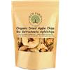 Raw Farm Organic Natural Fresh Raw Farm - Chips di Mele Biologiche 200 g - Fette di Mele Essiccate 100% Naturali | Senza Semi | Senza Zuccheri Aggiunti | Senza Additivi | Snack Vegano
